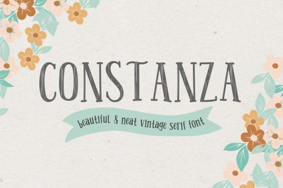 Constanza: A Vintage Serif Font with Natural Charm