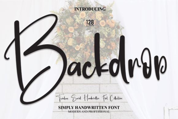 Discover Backdrop: The Handwritten Font for Extraordinary Designs