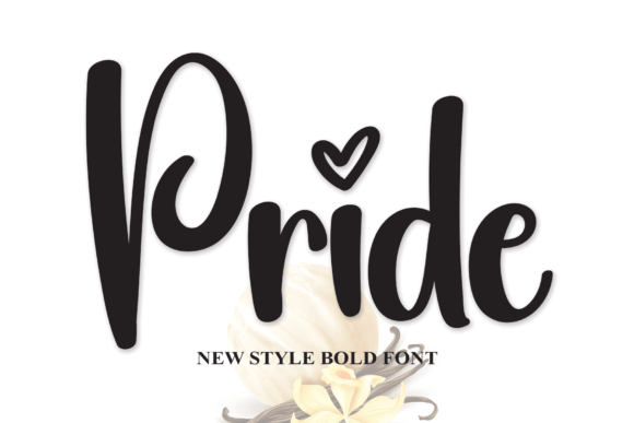 Discover the Romantic Charm of the Pride Font