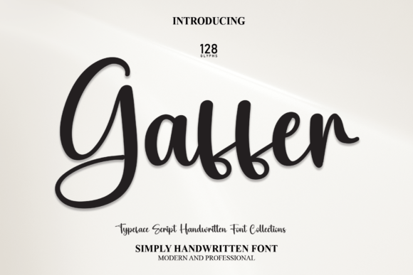Discovering Gaffer: A Handwritten Font for Elegant Projects