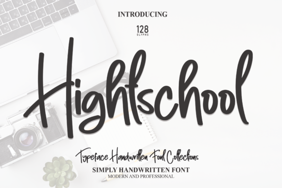 Discovering Hightschool: A Handwritten Font for Authentic Design